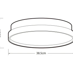 Clearance Plafondi Discus Easy Mount Ø38cm 3xE27 Plafondit