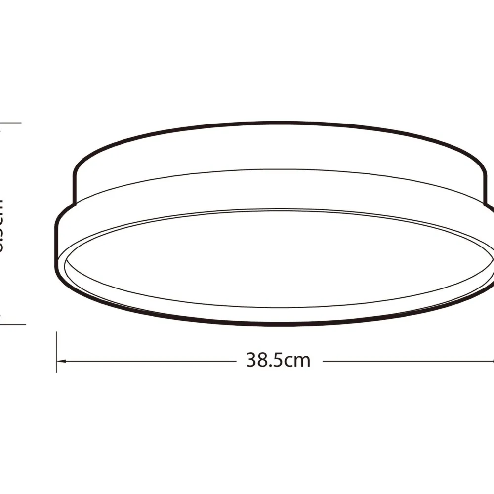 Clearance Plafondi Discus Easy Mount Ø38cm 3xE27 Plafondit