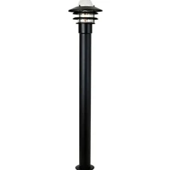 Discount Pollarivalaisin Käpylä Mini Ø 221x1100mm, musta Pollarivalaisimet