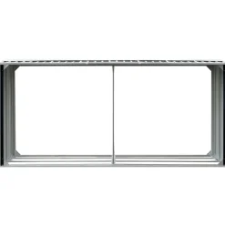 Polttopuukatos 172x91x154cm, galvanoitu teräs, ruskea*FinePRICE Online