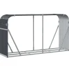 Polttopuuteline antrasiitti 180x45x100 cm galvanoitu teräs*FinePRICE Hot