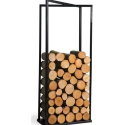 Best Polttopuuteline CookKing Luis, 120x40x20cm, teräs, musta Polttopuutelineet