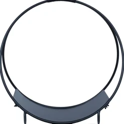 Online Polttopuuteline DEIA Wood 50x24xK51 cm, musta Polttopuutelineet|Takkavälineet