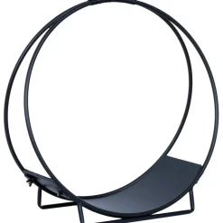 Online Polttopuuteline DEIA Wood 50x24xK51 cm, musta Polttopuutelineet|Takkavälineet