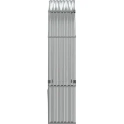 Best Polttopuuteline hopea 120x45x210 cm galvanoitu teräs Polttopuutelineet