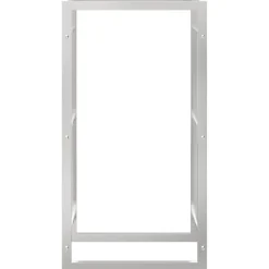 Polttopuuteline 50x28x94 cm ruostumaton teräs*FinePRICE Online