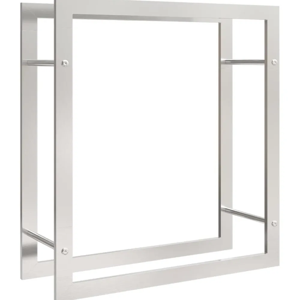 Sale Polttopuuteline 80x28x86 cm ruostumaton teräs Polttopuutelineet
