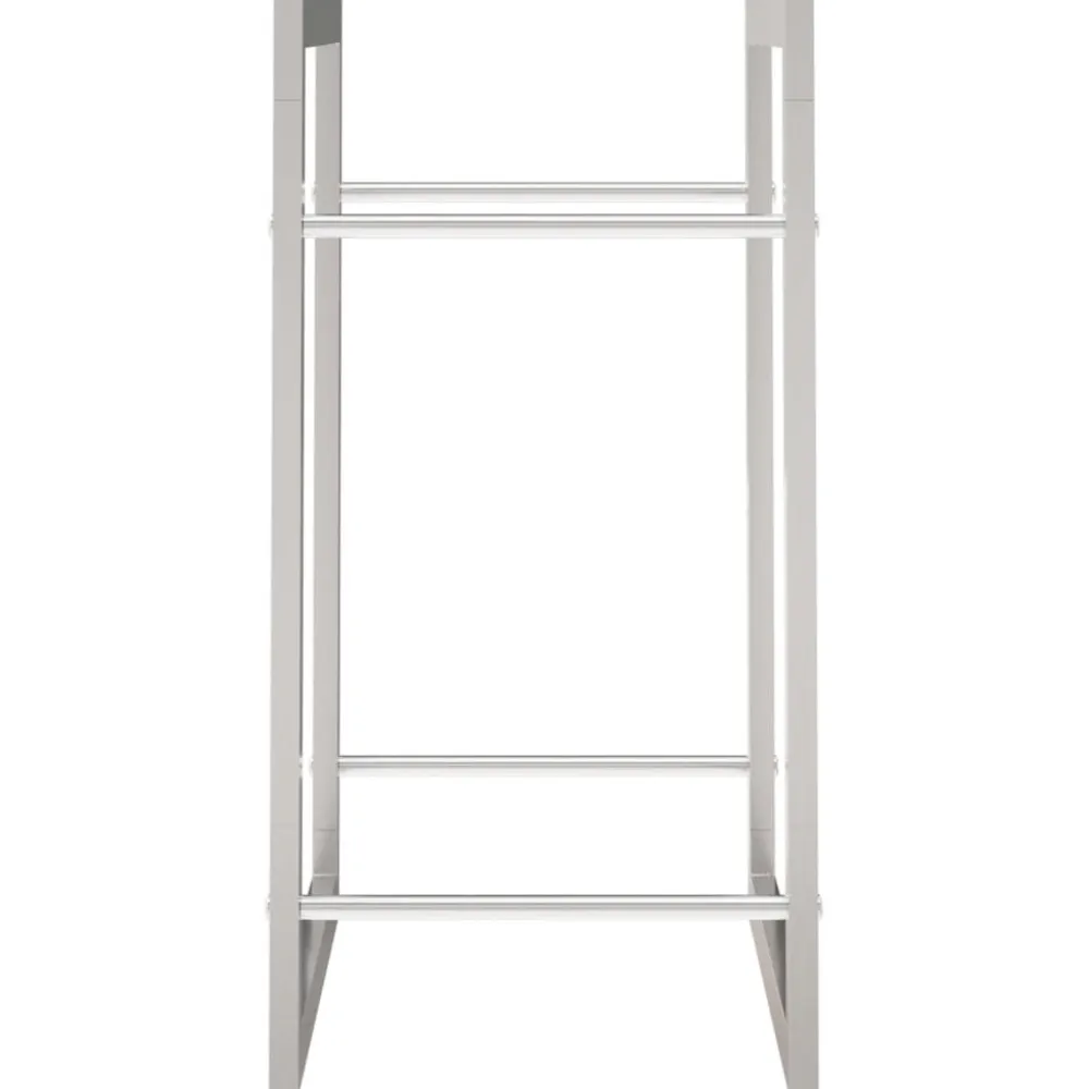 Sale Polttopuuteline 80x28x86 cm ruostumaton teräs Polttopuutelineet