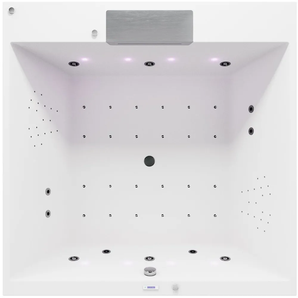 Poreamme Came Falls, 1750x1750x500mm, 720l, valkoinen*Interia New