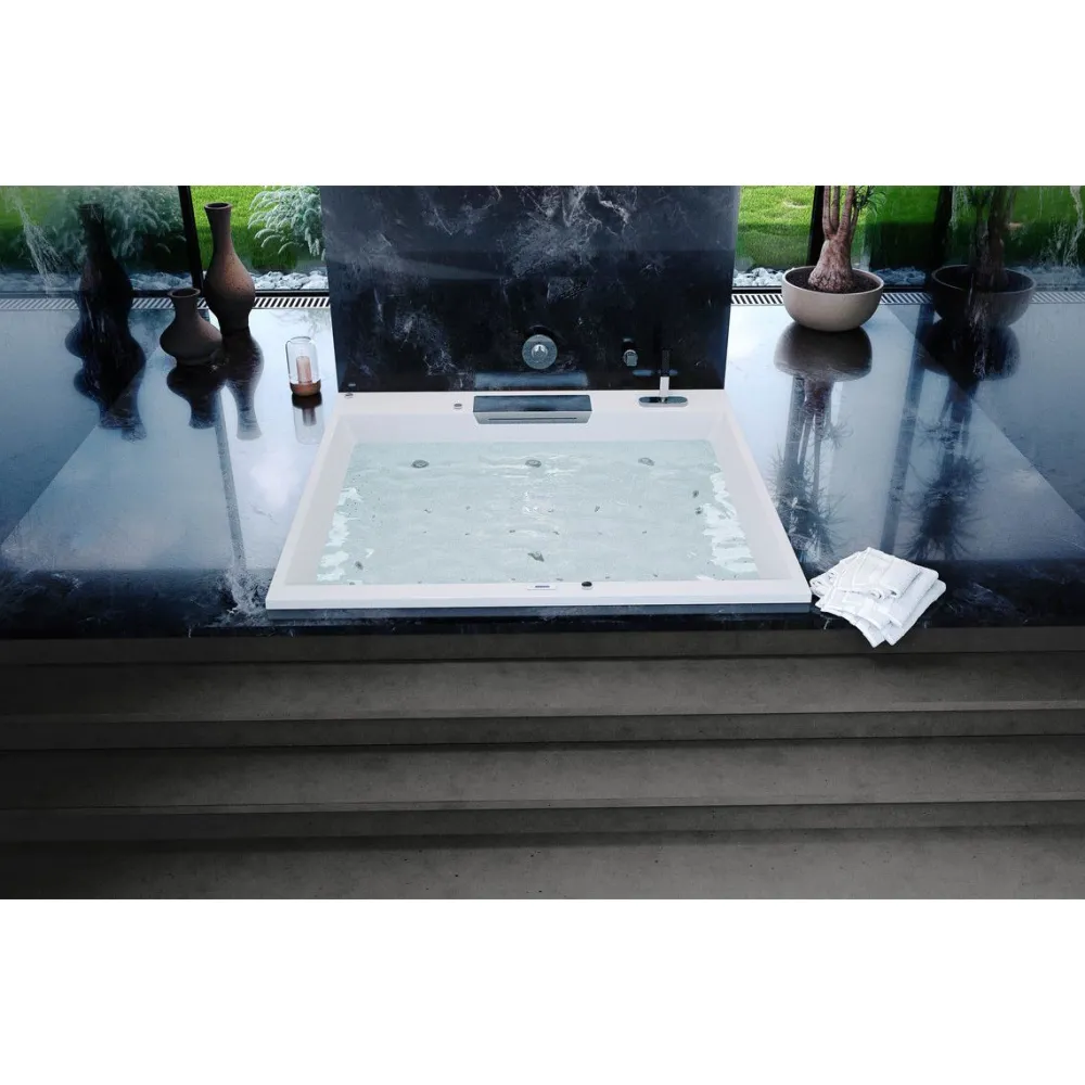 Poreamme Came Falls, 1750x1750x500mm, 720l, valkoinen*Interia New