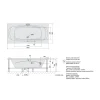 Sale Poreamme Garda Active Hydro-Air, 1900x900x440mm, 240l, valkoinen Poreammeet