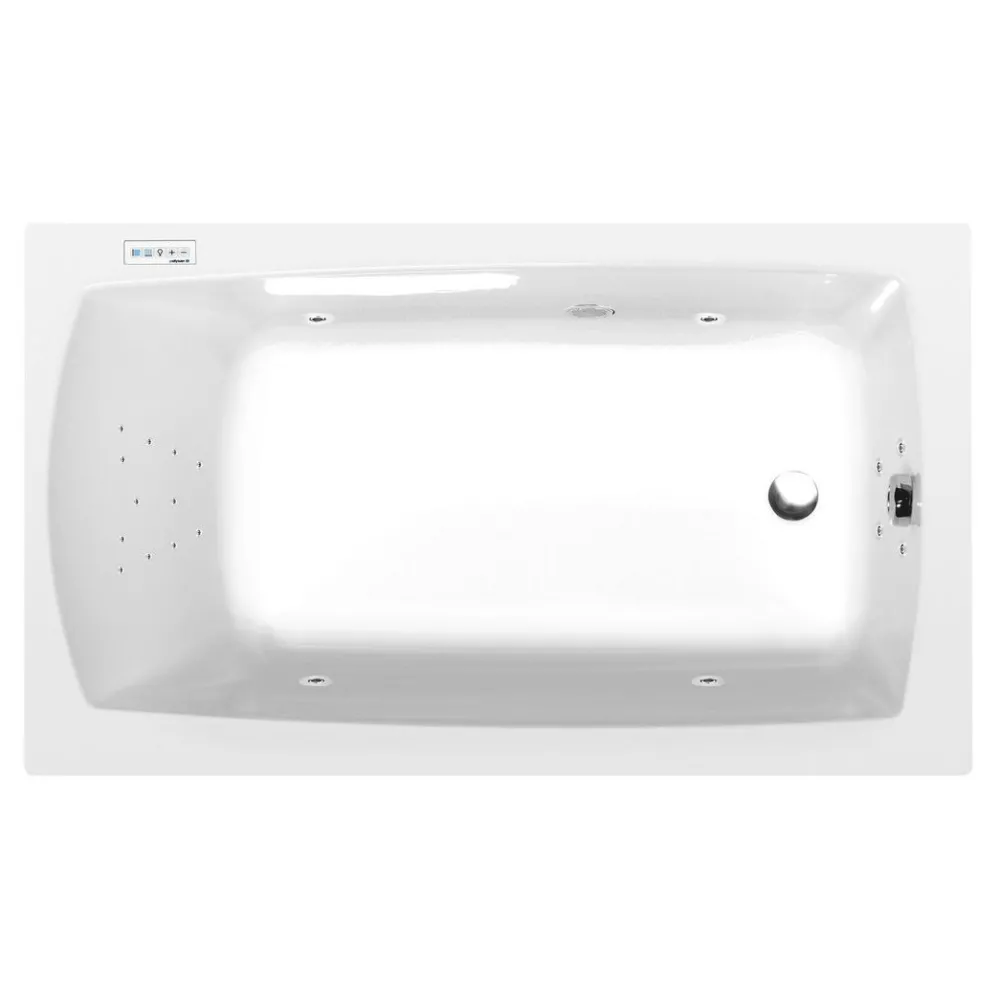 Poreamme Lily Highline Hydro, 1400x700x390mm, 173l, valkoinen*Interia Outlet