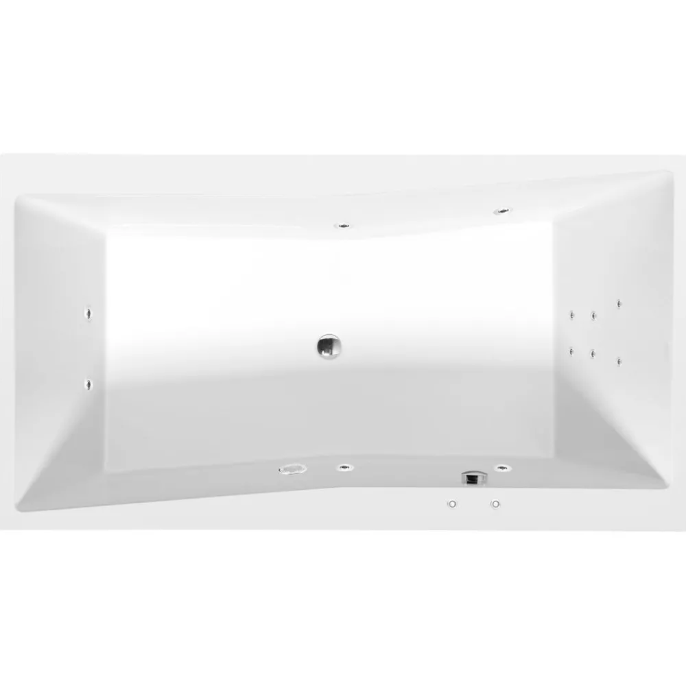 Poreamme Quest Attraction Hydro, 1800x1000x490mm, 447l, valkoinen*Interia Sale
