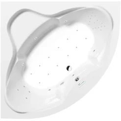 Poreamme Simona Highline Hydro-Air, 1500x1500x440mm, 300l, valkoinen*Interia Outlet