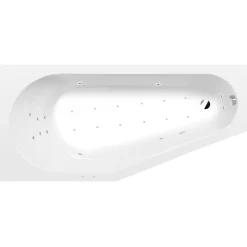 Online Poreamme Tigra Attraction Hydro-Air, 1700x800x460mm, vasen, 225l, valkoinen Poreammeet