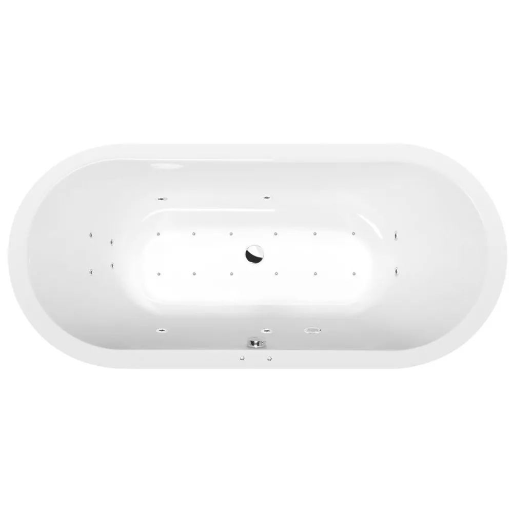 Poreamme Viva Active Hydro-Air, 1850x800x470mm, 267l, valkoinen*Interia Discount