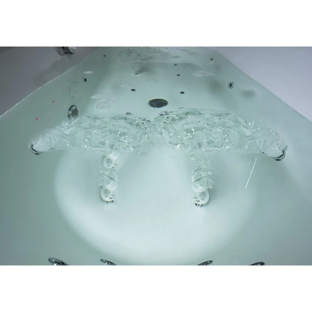 Outlet Poreamme Viva Active Hydro-Air, 1750x800x470mm, 235l, kulmikas, valkoinen Poreammeet