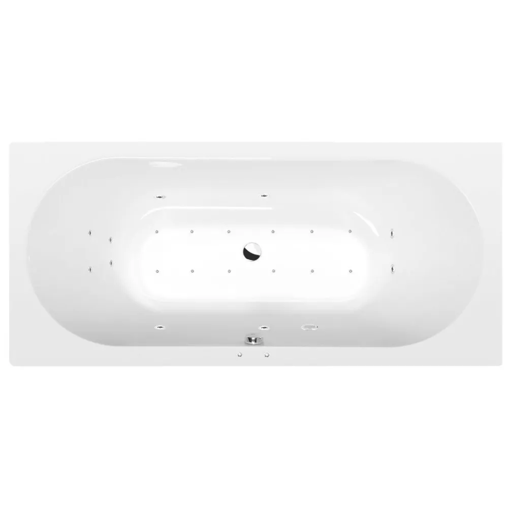 Outlet Poreamme Viva Active Hydro-Air, 1750x800x470mm, 235l, kulmikas, valkoinen Poreammeet