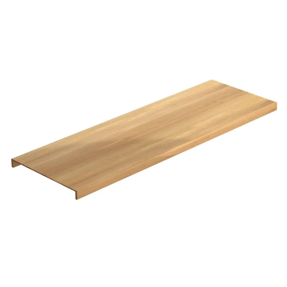 Clearance Porrasaskelma Premium 590mm kaksoisaskelma tammi lakattu eri leveyksiä Portaat