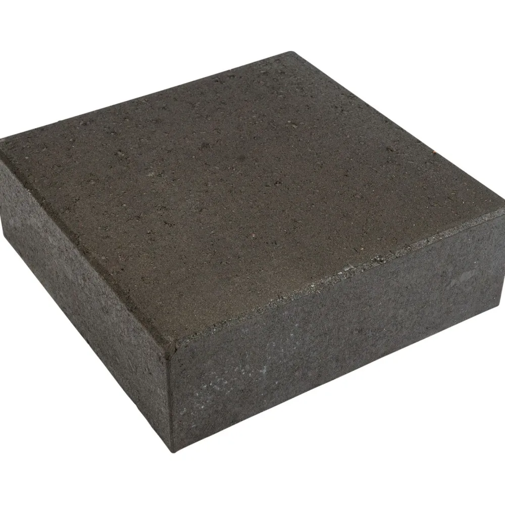Porraskivi 400x400x130 mm sileä musta*Betonilaatta Hot