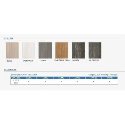 Porraslista pvc rustiikki 268r textura, 12.5mm, eri vaihtoehtoja*Euroshrink