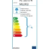 Porttivalaisin Kello Ø240x520 mm musta/kulta Pylväsvalaisimet