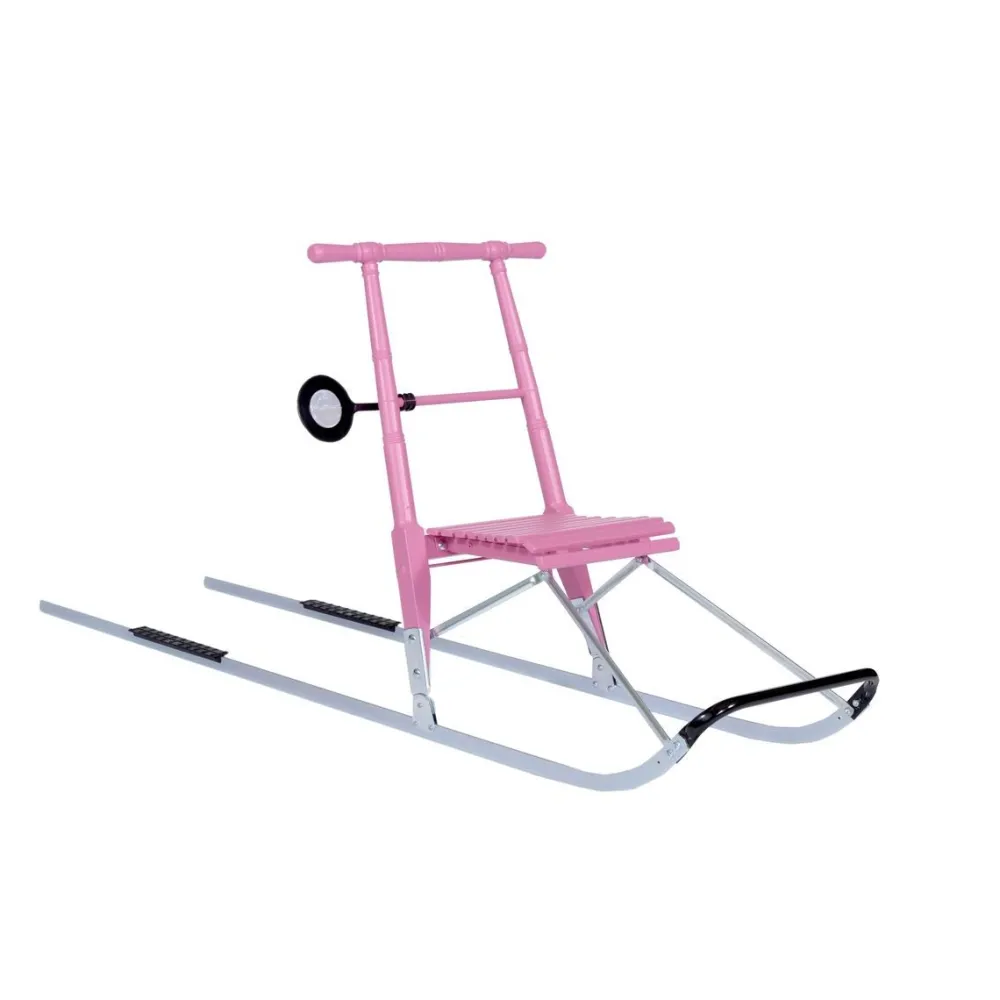 Clearance Potkukelkka T4 125-165 cm pinkki Talviurheiluvälineet