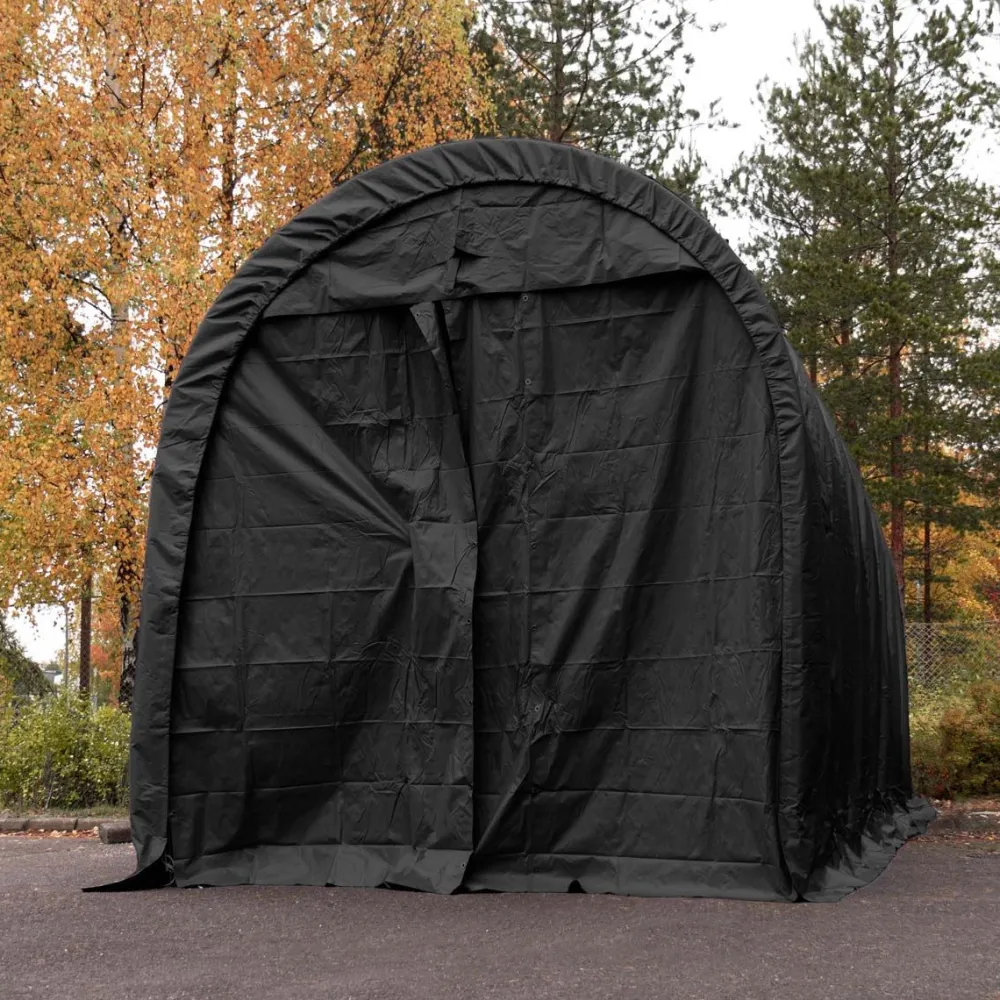 Pressutalli pyöreä muoto 500g/m2 musta eri kokoja*Fornorth Discount