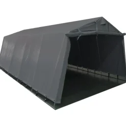 Pressutalli Grey 6x3,2x2,2 m oviaukko 2x3,2-2,4m 500g/m2*Prohall New