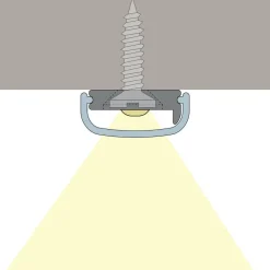 Profiili LED-nauhalle Art Slim 2m alumiini*Hide-a-lite Discount