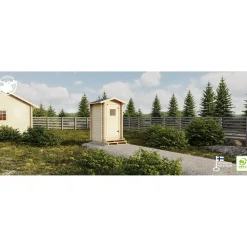 Outlet ProPuucee-paketti 1,7 m² sis. Lillevilla Toilet 13 ja Tehokäymälä 230 l Kompostikäymälät|Puuceet Ja Ulkohuussit