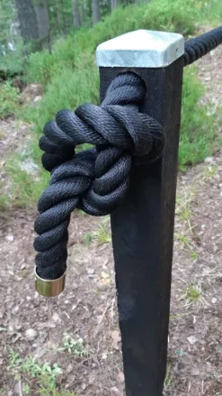 Hot Päätytulppa Ø 36mm messinki Terassin Kaiteet