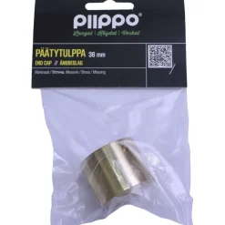 Hot Päätytulppa Ø 36mm messinki Terassin Kaiteet