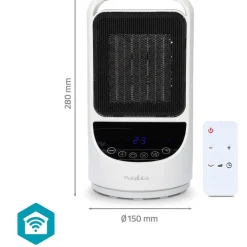 Puhallinlämmitin HTFA22WTW SmartLife Wi-Fi 1500W valkoinen*Nedis Sale