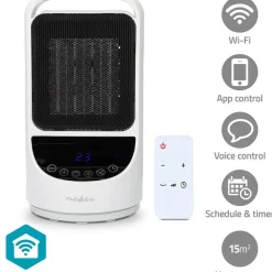 Puhallinlämmitin HTFA22WTW SmartLife Wi-Fi 1500W valkoinen*Nedis Sale