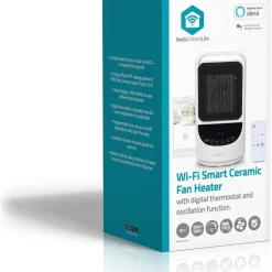Puhallinlämmitin HTFA22WTW SmartLife Wi-Fi 1500W valkoinen*Nedis Sale