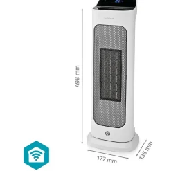 Outlet Puhallinlämmitin HTFA20WTW SmartLife Wi-Fi 2000W valkoinen Lämpöpatterit