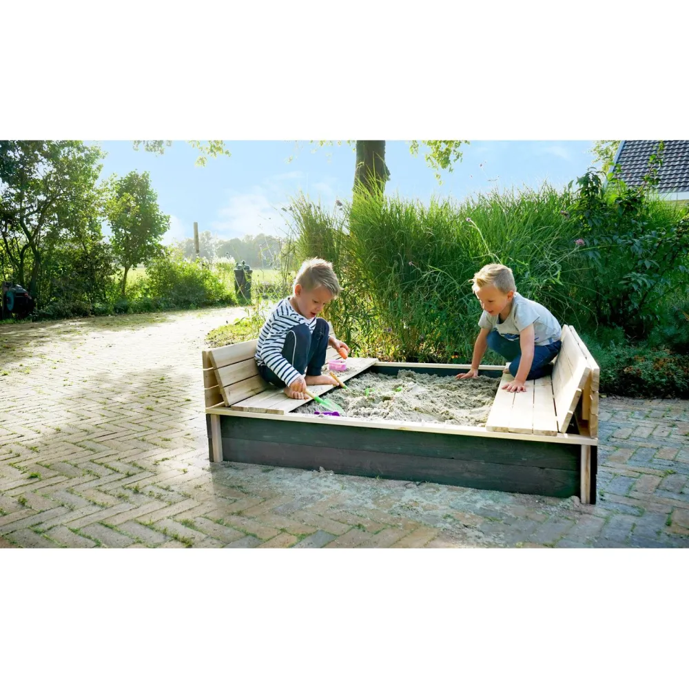 Clearance Puinen hiekkalaatikko Aksent, 136 x 132 cm Leikkivälineet