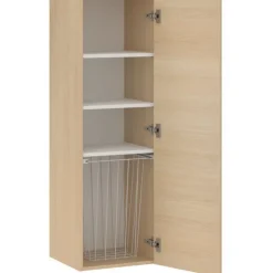 Best Puolikorkea pyykkikaappi , 123.4x43cm, hyllyillä ja korilla, eri vaihtoehtoja Kodinhoitohuoneen Kalusteet