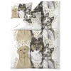 Pussilakanasetti Ystävykset, 150x210cm, beige*Vallila Outlet