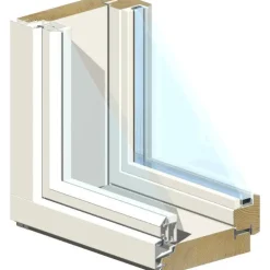 Puu-alumiini-ikkuna MSEAL 9x12 karmi 131mm*HR-Ikkunat Hot