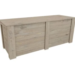 Hot Puuarkku , 160x58x61cm, vaaleanharmaa Säilytyslaatikot Ulos|Puiset Puutarhakalusteet