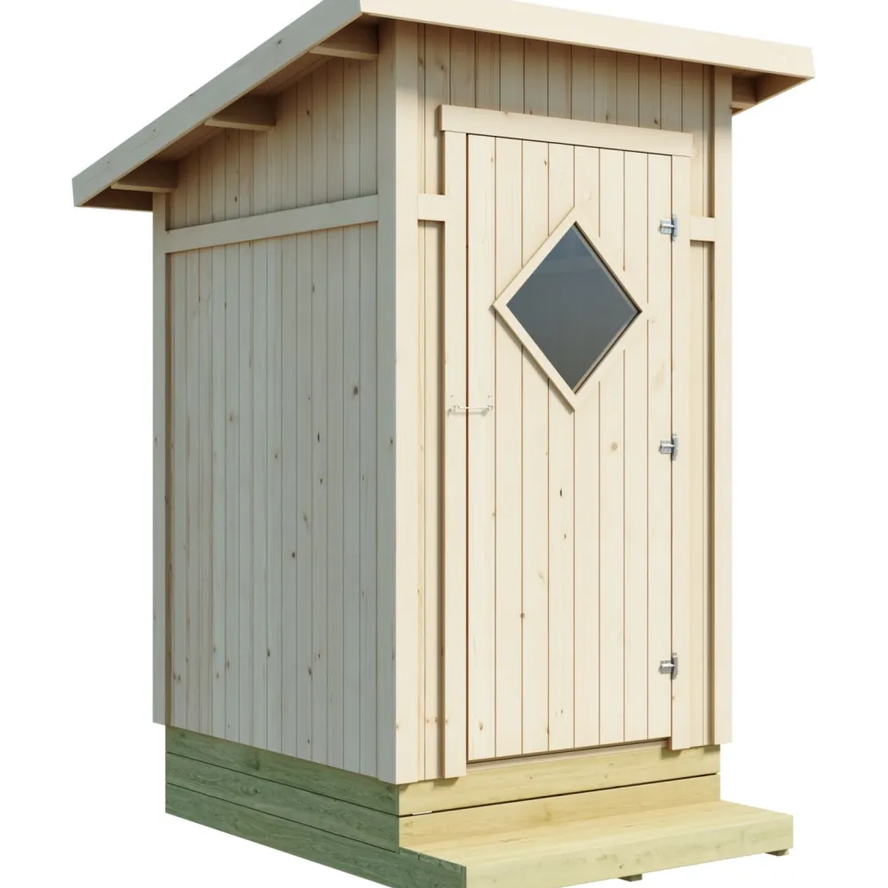 Puucee Luoman Esikko 1.68m² puuvalmis*Luoman Puutuote