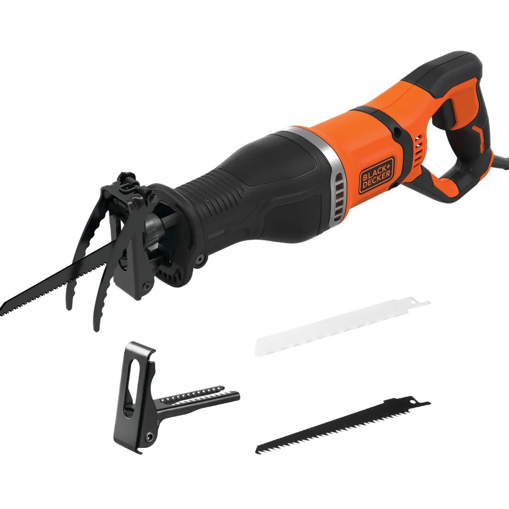 Puukkosaha BES301 750W + 2 terää + oksapidike*BLACK+DECKER