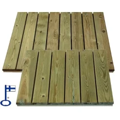 Puulaatta L1660 600x600x16 mm vihreä*Tammiston puu Discount