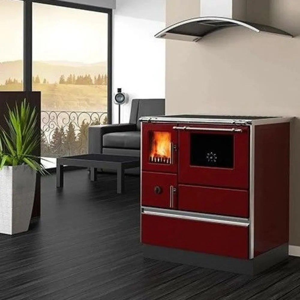 Puuliesi Dominant Eco design 70 lasiovella 7 kW (90-175 m²), eri värejä*AlfaPlam Clearance