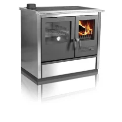 Clearance Puuliesi North lasiovella 9kW, hormilähtö vasemmalla Puuhellat