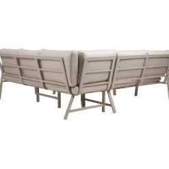Puutarhakalustesetti UPLAND pöytä ja kulmasohva, beige*Home4you Hot