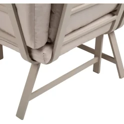 Puutarhakalustesetti UPLAND pöytä ja kulmasohva, beige*Home4you Hot