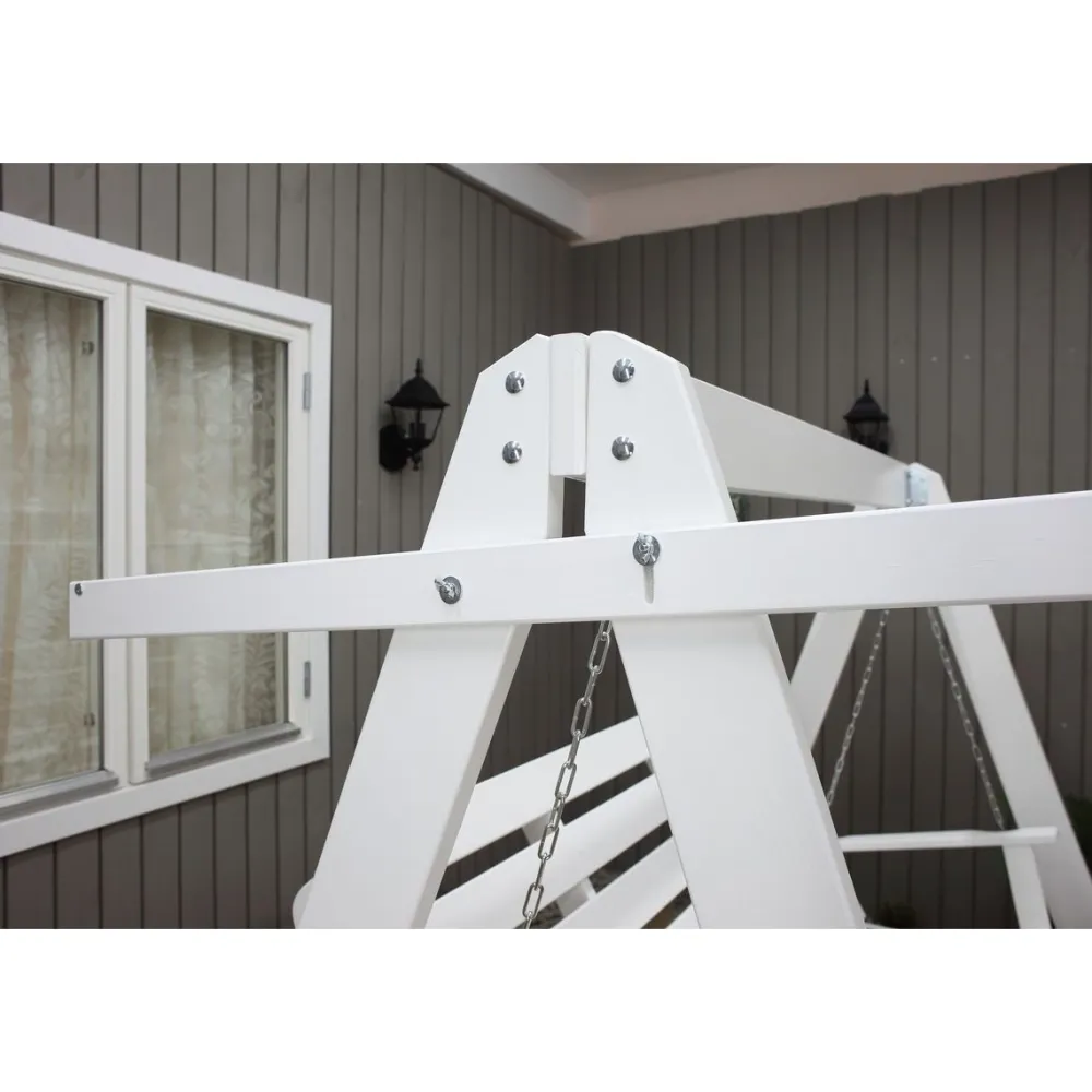 New Puutarhakeinu katoksella Pelle 165cm valkoinen/sininen Pihakeinut